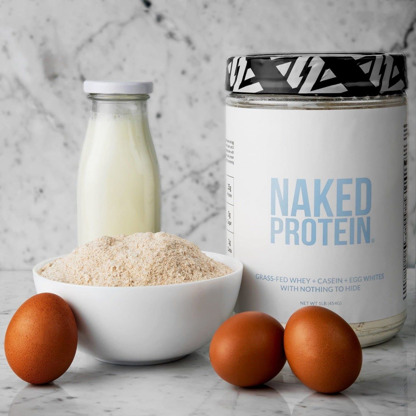 multi phase protein powder blend